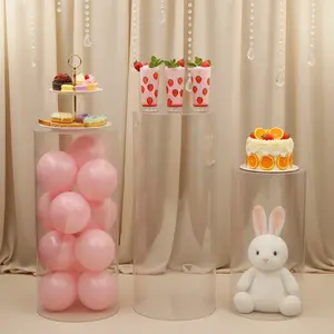 Acrylic Wedding Display Stands 3 Piece Set 77lbs Load Capacity Party Decor home essentials