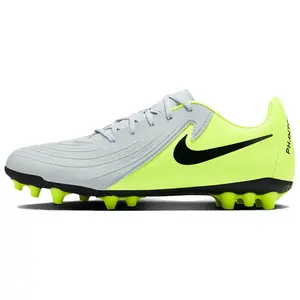 Nike Phantom GX 2 Academy Synthetic Leather Soccer Cleats for Men & Women - Slip-Resistant, Durable Gray-Yellow Trending Shoes, House White Official Maison Mihara Casual Trainers