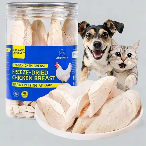 Freeze Dried Raw Cat and Dog Treats, Healthy Limited Ingredient Chicken Weight Control Traing Treats for Dogs and Cats,No Fillers, Preservatives, or Additives 2.8OZ