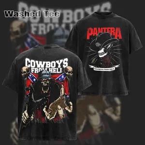 Retro Cowboys From Hell T-Shirt , Pantera T-Shirt. Music Graphic Tee, Rock Band Shirt, Retro Music Tee, Rock Music Lover Shirt, Vintage Band Shirts Casual Top, Top Men's and Women's Clothing
