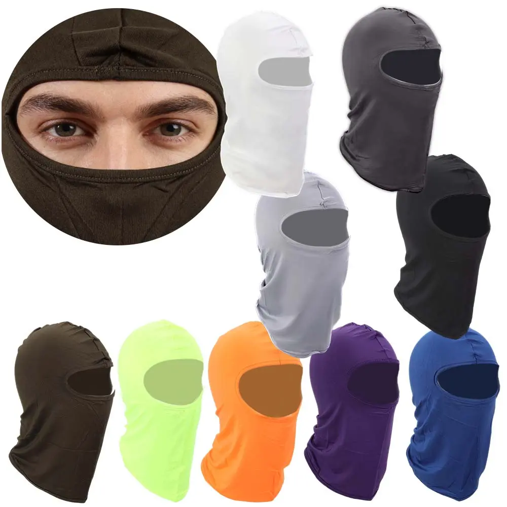 9 piece Full Face Mask Breathable Full Face Cover Cooling Neck Gaiter Breathable UV Protector Bandana Face Hat for Men/Women