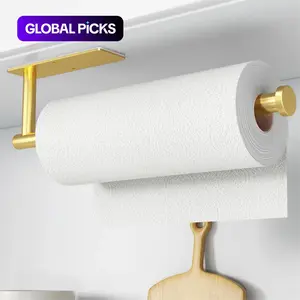 Stainless Steel Toilet Roll Holder, Wall Mounted Toilet Roll Holder, Toilet Paper Holder, Bathroom Accessories, Home Organizer for Bathroom Kitchen #GLOBAL PICKS