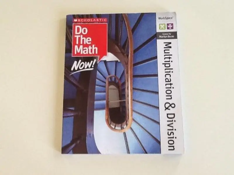 USED-Scholastic Do The Math Now! Multiplicaton & Divison Workspace by Marilyn Burns (Paperback)