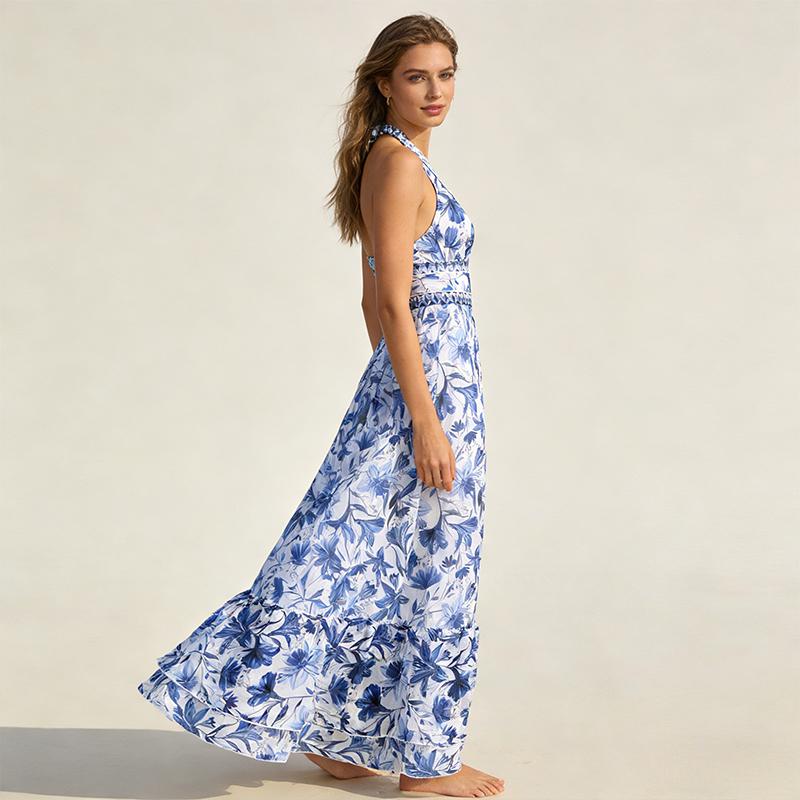 Women's V Neck Bohemian Print One-Piece Swimsuit and Matching Cover Skirt Set Summer Swimdress Swimming Vacation Beach Bathing SuitSuit Stylish Beachwear Women's V Neck Bohemian Print One-Piece Swimsuit and Matching Cover Skirt Set Summer Swimdress Swimming Vacation Beach Bathing SuitSuit Stylish Beachwear