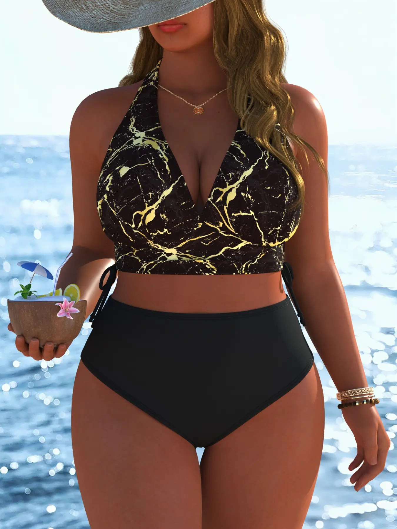 New Arrival Women's swimwear, Bathing suits, swim dress, swimming costume for women, Plus swimwear, summer beach festival vacation travel, Sexy two piece set, bikinis set Best Selling