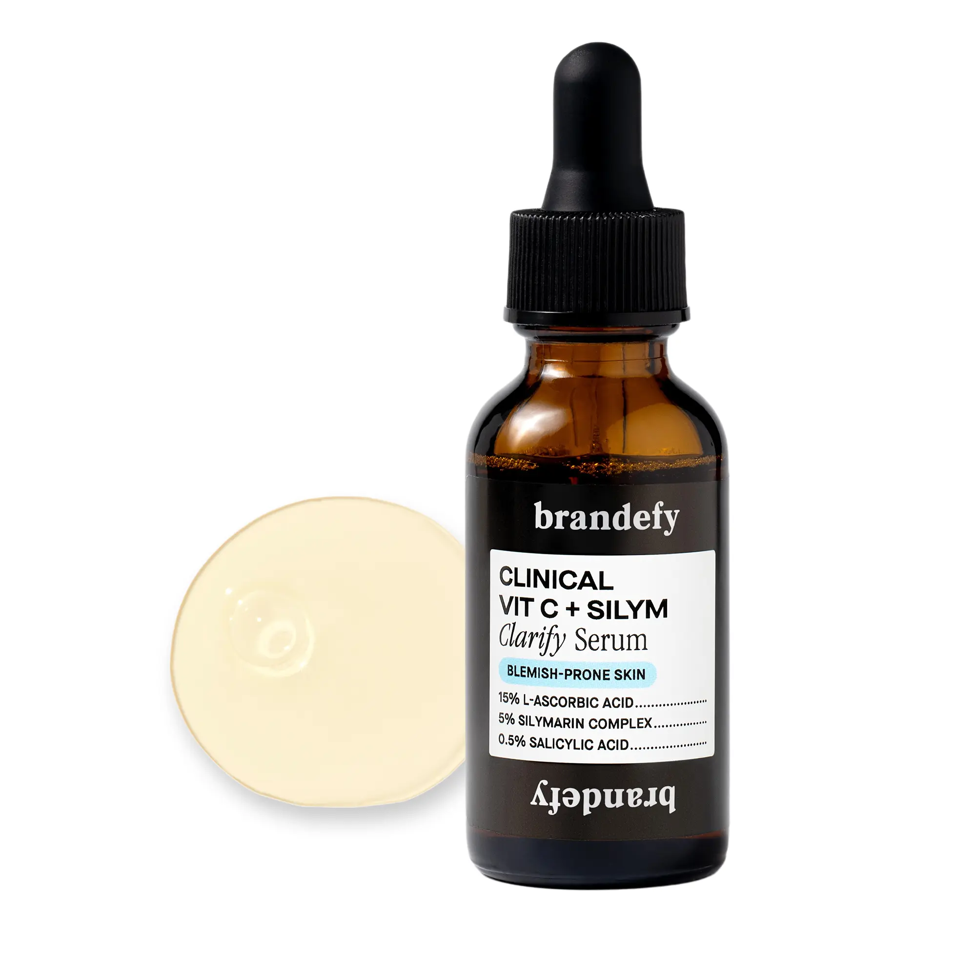 Vitamin C + Silymarin Clarifying Serum For Oily, Combo & Blemish-Prone Skin