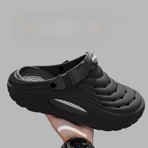 Men's Summer Sport Clogs Waterproof Anti Slip Thick Sole Cushion Comfort Beach Sandals for Walking Hiking Swimming Pool