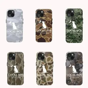 Local Boy Camouflage Tough Phone Case Hunting Outdoor Rugged Gift Compatible with iPhone 11-17 Pro Max/Plus and Samsung Galaxy S23-25