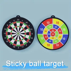 Mini Dartboard Set with 3 Sticky Darts - Non-Electronic Dart Game, Indoor/Outdoor Party Game, Perfect for Birthdays, Family Game Nights, Balance Training - Perfect for Adults - Ideal Family, Office, Holiday, or Birthday Gift