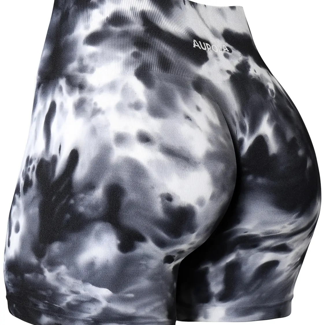 White-black Tie Dye