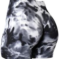 White-black Tie Dye