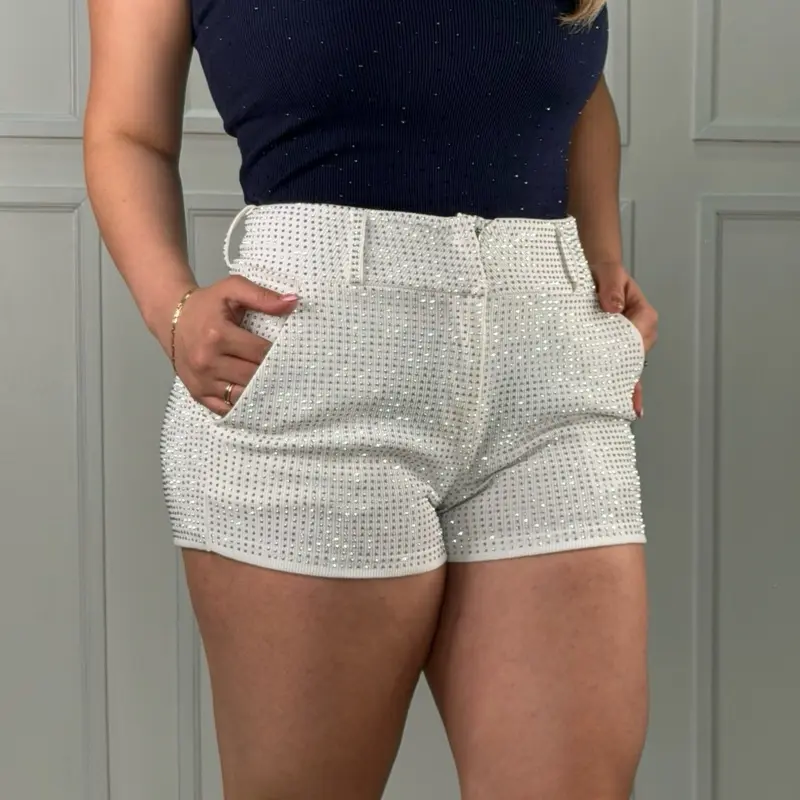 Emma's Rhinestone Night Shorts - True To Size