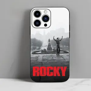 r-rocky b-balboa movie black phone case Compatible with iPhone 17/16/15/14/13/12/11/Pro/ProMax/Plus/17Air/Xsmax/16E, for Samsung S25/S24/S23/S22/Plus/Ultra/Fe, Anti Fall Soft TPU Back Cover, Shockproof Cover, Uv Printed, Snug Fit, Gift for Christmas