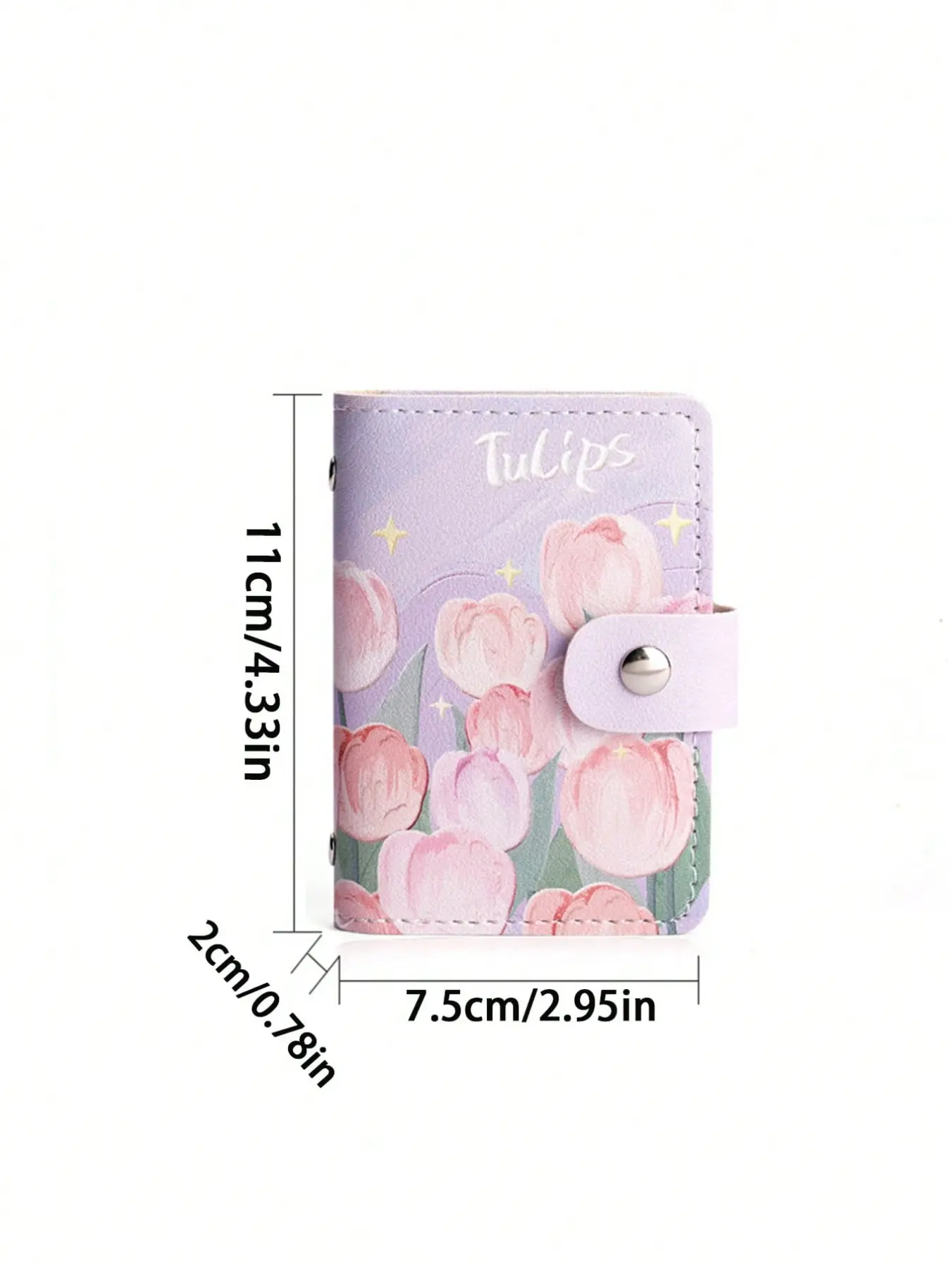 Vintage Floral Card Holder, Large Capacity, Compact Size, Ideal for Ids, Business Cards, Credit Cards, Cash, Bohemian Style, Perfect Gift
