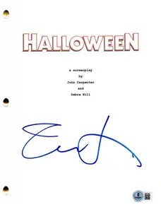 Jamie Lee Curtis Authentic Autographed Halloween Script
