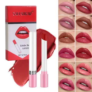 4PCS Cigarette Tube Lipstick Sets Pearlescent Matte Velvet Moisturizing Lipstick Cigarette Mouth Red Lip Glaze Lip Color Set Makeup