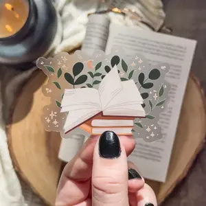 Open Magical Book Vinyl Sticker | 3”x2.2”