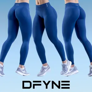 DFYNE Impact Leggings – Seamless High-Waisted Sculpting Leggings with Second-Skin Fit Gym Sportswear Bottoms Gym Tights Clothes