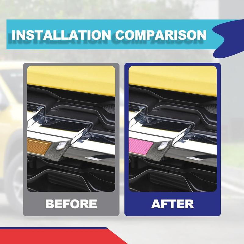 3PCS DIY Carbon Fiber Decals Emblem Kit, with Spatula and Cutter, Compatible with Chevy, Size 11.8" x 3.93" Carbon Fiber Pink