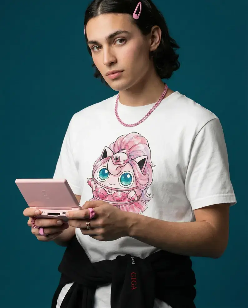pink shirt Stupid Love Jigglypuff T-Shirt – Chromatica Kawaii Pokemoooon Graphic Tee, Mayhem Ball Tour Merch Vintage Tee vintage style Christmas Holiday Birthday Funny Mens T Shirt