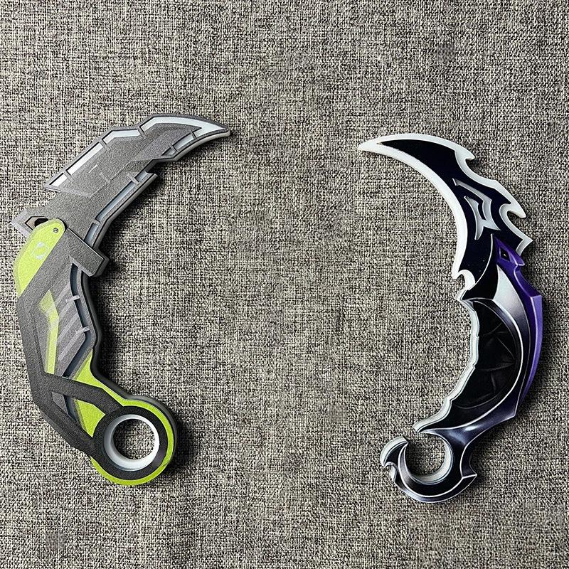 New Gift Role-Playing Prop: Fearless Rechargeable Glowing Weapon Model Contract - Claw Knife/Cool Toy Knife Champion Edition, 2026 Gamer Gift Collectible Prop Toy