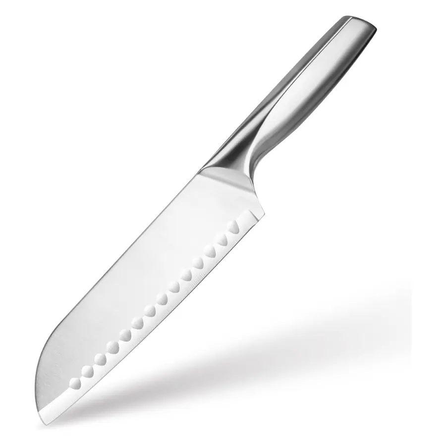 7 Inch Santoku Knife | High Carbon Steel Kitchen Chef Knife