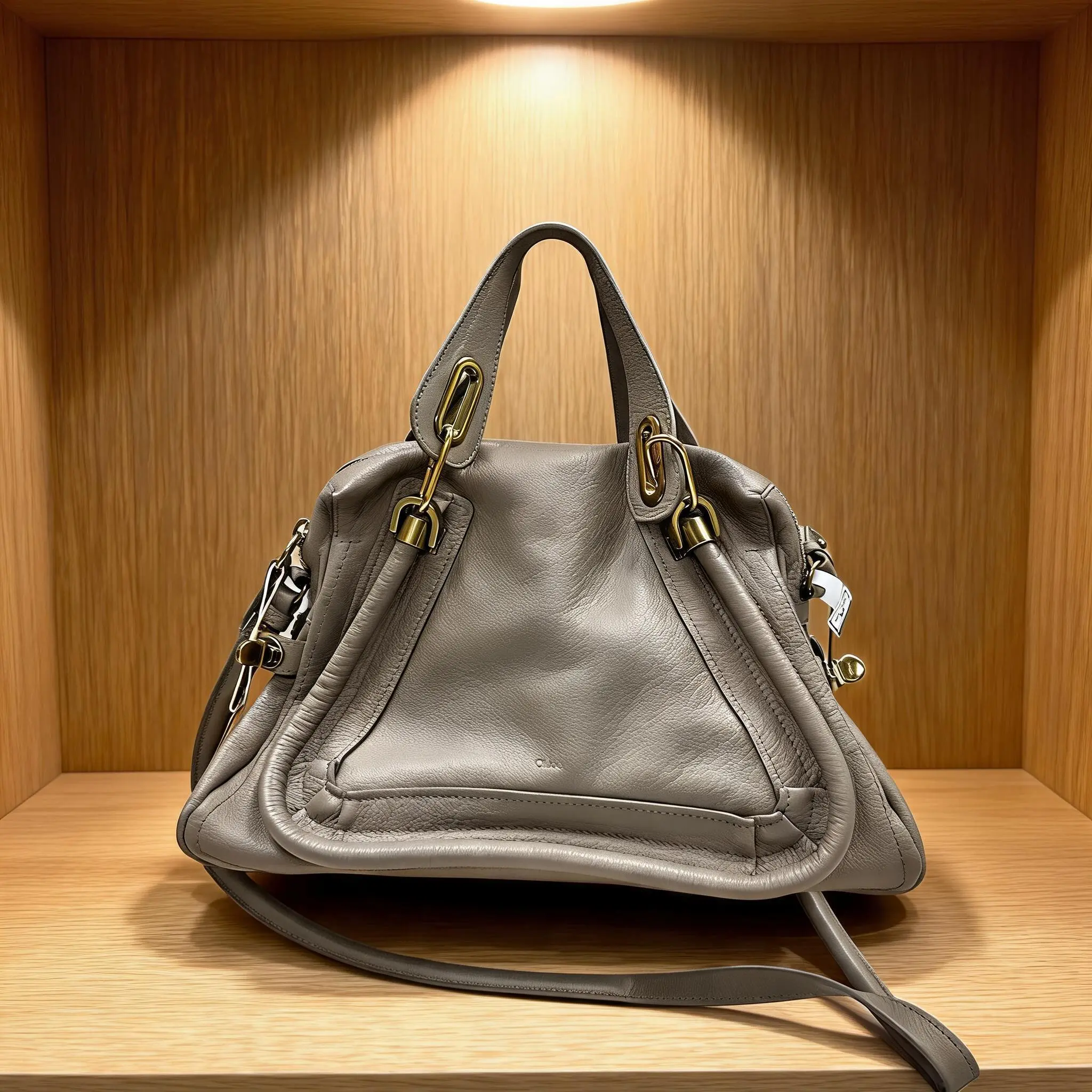 Pre-owned Chloé CHLOE Leather Shoulder Bag C0725847618