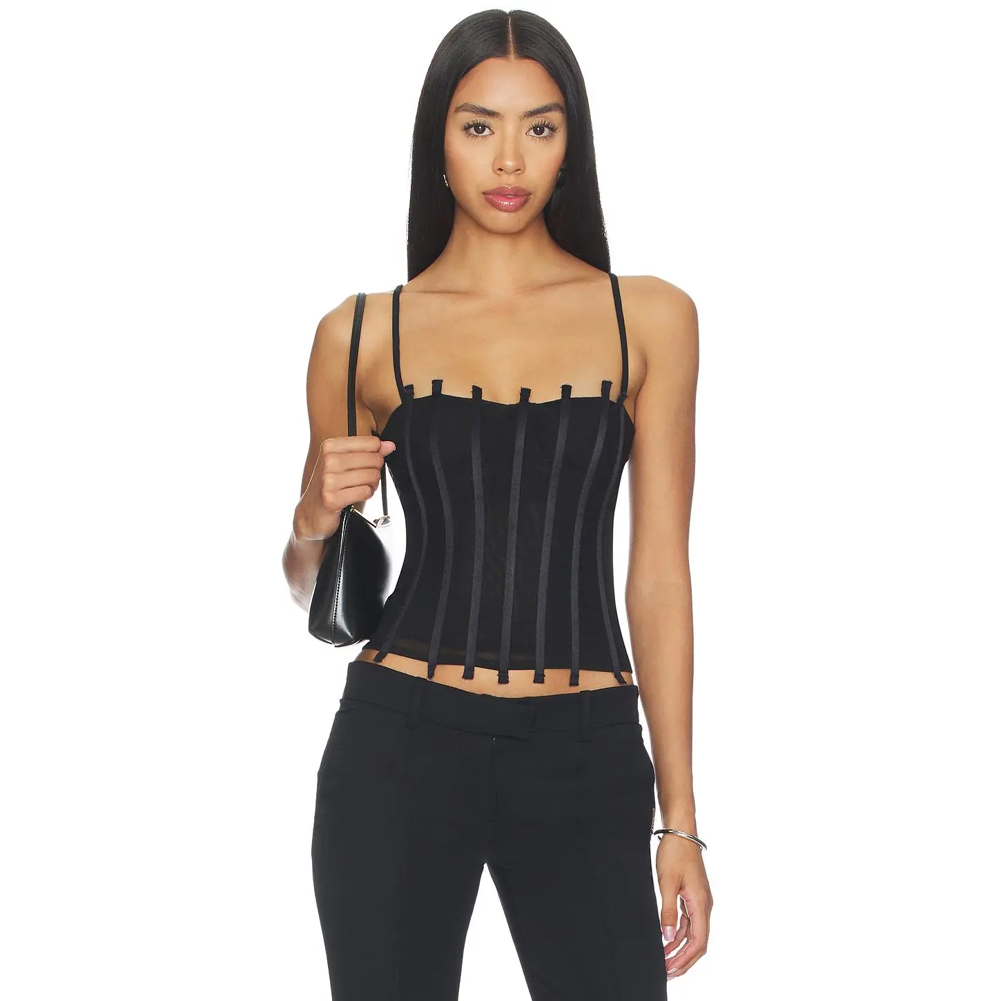 Miaou Lila Corset in Black