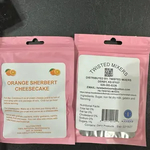 Orange sherbet cheesecake mix