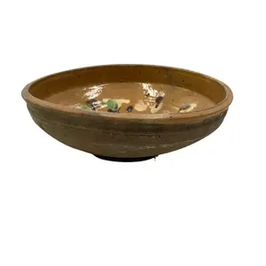 Antique Hungarian Folk Art Decorative Bowl