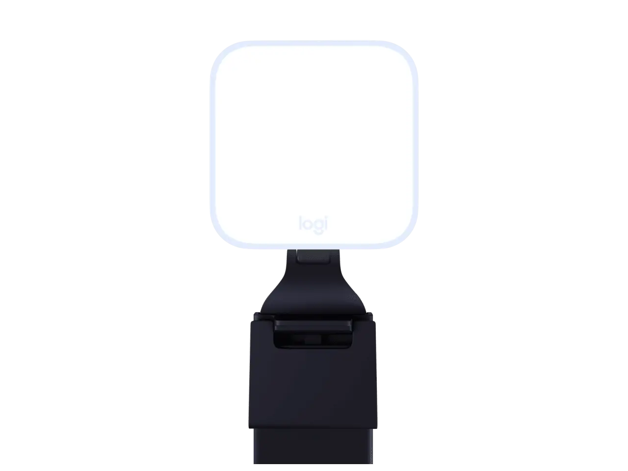 Logitech Litra Glow Premium LED Streaming Light with TrueSoft, adjustable monitor mount, brightness & color temp settings, desktop app control for PC/Mac - Graphite