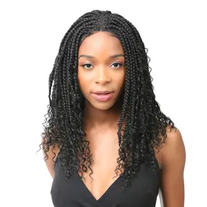 Nutique HD Braided Lace Front Wig Glueless Illuze 4X4 Lace Boho Box Deep 16"