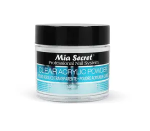 Mia Secret Professional-Grade Clear Acrylic Powder, Nail Care  50g/20ml, Made in USA Manicure Super Adhesion Pack