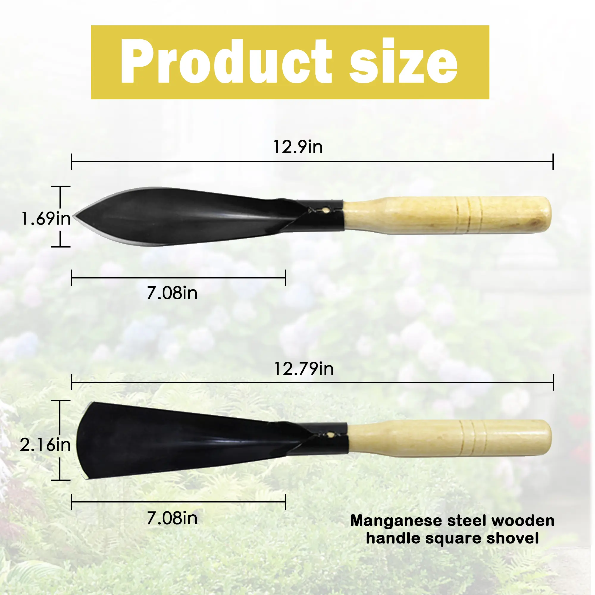 2 Counts Garden Shovel Full Set