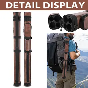 Square Four-Hole Pool Cue Case with Pockets Billiard Cue Storage Box Billiard Pool Cue Case Billiard Stick Carrying Case for Carrying Cue Sticks NEW