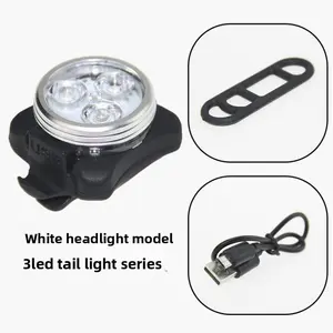 Mountain bike light new night riding USB charging tail light cob warning light, waterproof bicycle tail light