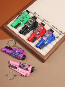 Fashion Rhinestone Decor Keychain, Fashionable Keychain for Women & Men, Trendy All-match Keychain for Birthday Gift