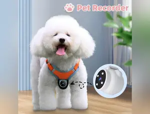 Pets Recorder Pet Tracker Collar Dogs And Cats Viewing Angle Motion Recording Camera Action Camera With Video Records Cat Collars Camera Sport Pet Products Gps Monitor