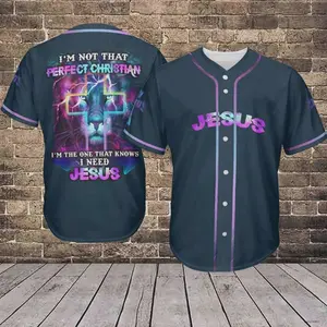 Need Jesus not that Perfect Christian Baseball Jersey Shirt