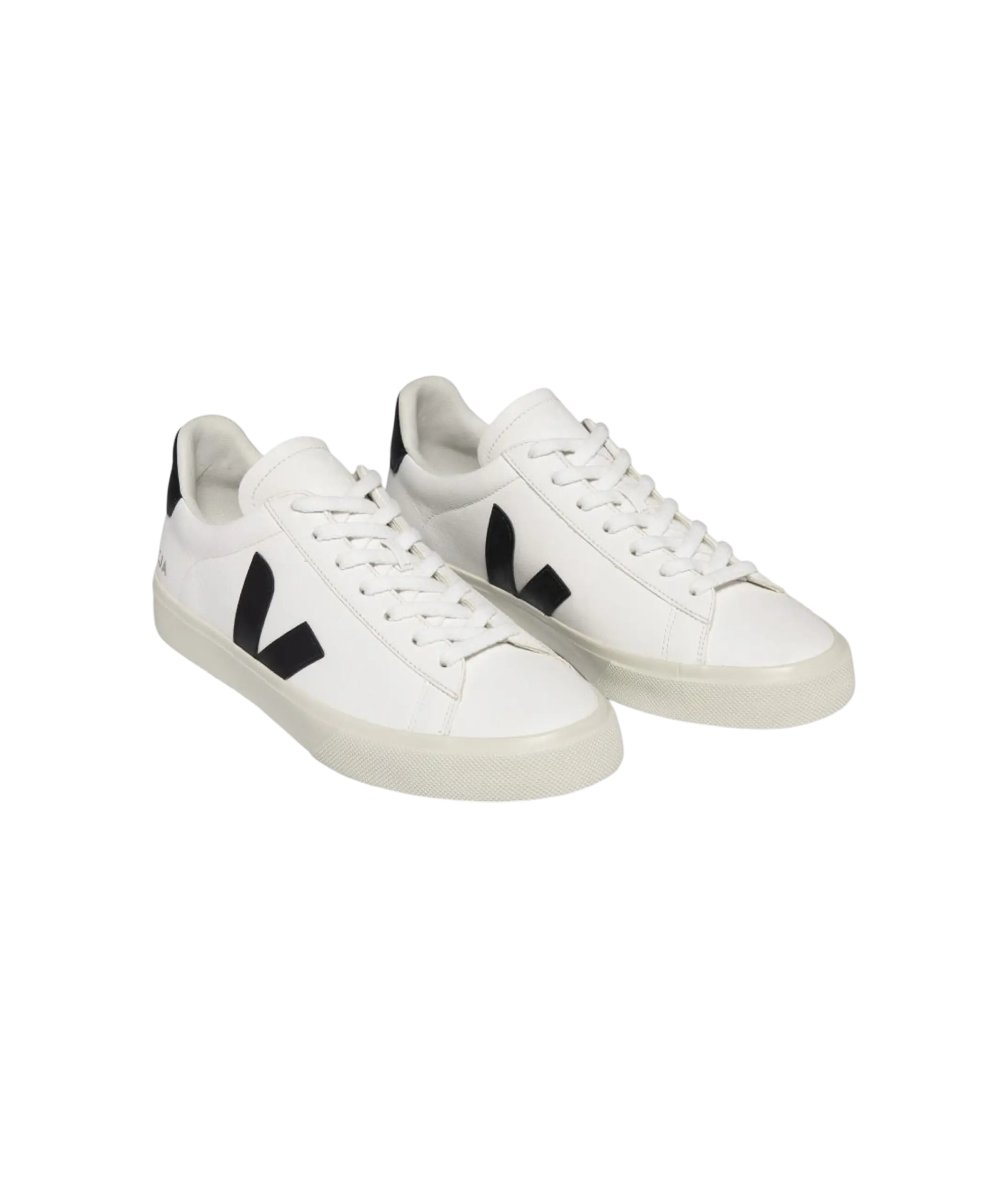 VEJA CAMPO LEATHER WHITE BLACK VEJA CAMPO LEATHER WHITE BLACK