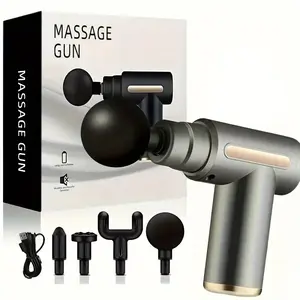 Portable Digital Massager Gun, 6 Speeds, USB Rechargeable, Ergonomic Design, Ideal Gift for Father's Day & Valentine's Day