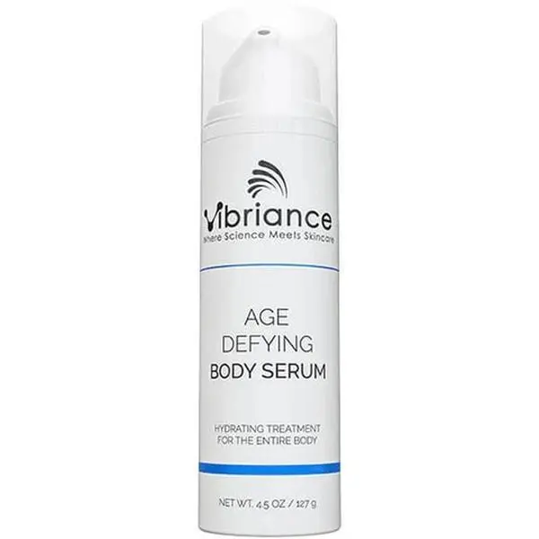 Vibriance Age Defying Body Serum - Firms the Look of Crepey Skin on Neck, Chest, Arms & Hands - Fast-Absorbing (4.5 oz)