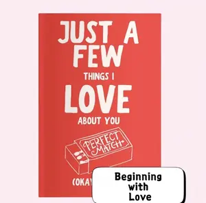 Just A Few Things I Love About You (Okay, A Lot) Romantic Couples Fill-In-The-Blank Gift Book. Love Letter Gift for Valentines Day, Anniversary, Birthday by notebook Paperback