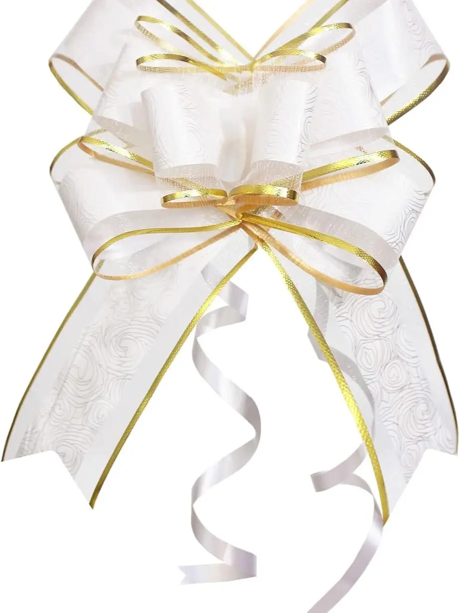 Pull Bows for Gift Wrapping, 15 PCS Large Gift Bow Bulk for Presents Package, Gift Baskets,  Wedding, and Party Decor