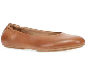 Dansko Luggage Nappa Leather Slip On Flat- Mollie