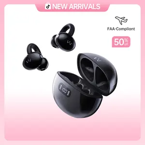 iWALK Open-Ear Clip Headphones Wireless Bluetooth HiFi Stereo Sound 16.2mm Graphene Diaphragm 30H Playtime LED Display Lightweight for Running Fitness Workout Yoga Audio Chargeable