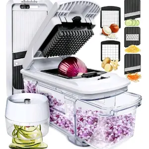 Bed Sheets Knives Set Deep Fryer Facial Scrub with Slicer Chopper and Grater Accessories