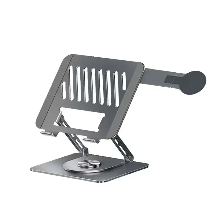 Metal Laptop Stand, Rotating, Adjustable, for Computers & Office Use