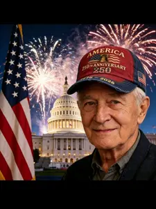 250th Anniversary American Patriotic Classic Baseball Cap, Adjustable Vintage Style, Independence Day July 4th Headwear, Perfect Gift for Patriots