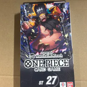Bandai One Piece Card Game ST-27 English Starter Deck Featuring Marshall D Teach for Beginners Includes Marshall D Teach Cards
